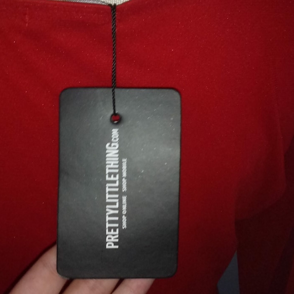 Red mesh dress - Picture 3 of 3